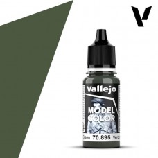 Acrylicos Vallejo - 模型色彩 Model Color - 088 - 70895 - 砲艇綠色 Gunship Green - 17 ml. (NT 100)(6/盒)