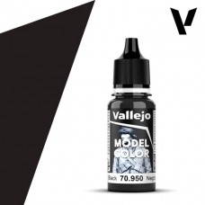 Acrylicos Vallejo - 模型色彩 Model Color - 169 - 70950 - 黑色 Black - 17 ml. (NT 100)(6/盒)