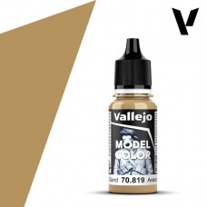 Acrylicos Vallejo - 模型色彩 Model Color - 124 - 70819 - 伊拉克沙色 Iraqui Sand - 17 ml. (NT 100)(6/盒)