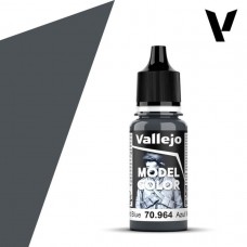 Acrylicos Vallejo - 模型色彩 Model Color - 058 - 70964 - 戰場藍色 Field Blue - 17 ml. (NT 100)(6/盒)