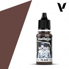 Acrylicos Vallejo - 模型色彩 Model Color - 182 - 70828 - 木紋色（透明色） Woodgrain - 17 ml. (NT 100)(6/盒)