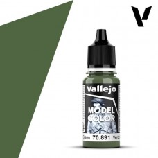 Acrylicos Vallejo - 模型色彩 Model Color - 074 - 70891 - 中階綠色 Intermediate Green - 17 ml. (NT 100)(6/盒)
