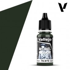 Acrylicos Vallejo - 模型色彩 Model Color - 097 - 70979 - 德國迷彩暗綠色 German Cam. Dark Green - 17 ml. (NT 100)(6/盒)