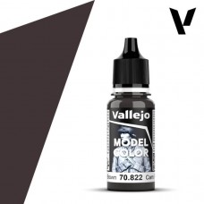 Acrylicos Vallejo - 模型色彩 Model Color - 150 - 70822 - 德國二戰迷彩暗褐色 German Cam.Black Brown - 17 ml. (NT 100)(6/盒)