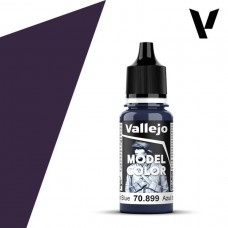 Acrylicos Vallejo - 模型色彩 Model Color - 050 - 70899 - 偏暗波斯藍色 Dark Prussian Blue - 17 ml. (NT 100)(6/盒)