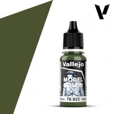 Acrylicos Vallejo - 模型色彩 Model Color - 084 - 70922 - 制服綠色 Uniform Green - 17 ml. (NT 100)(6/盒)