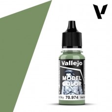 Acrylicos Vallejo - 模型色彩 Model Color - 076 - 70974 - 綠天空色 Green Sky - 17 ml. (NT 100)(6/盒)