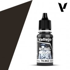 Acrylicos Vallejo - 模型色彩 Model Color - 168 - 70862 - 黑灰色 Black Grey - 17 ml. (NT 100)(6/盒)