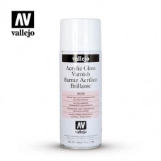 Acrylicos Vallejo - 28530 - 噴罐 Hobby Spray Paint - 保護漆 Varnish - 亮光保護漆 Gloss Varnish(NT 400)