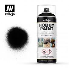 Acrylicos Vallejo - 28012 - 噴罐 Hobby Spray Paint - 黑色底漆 Black Primer(NT 400)
