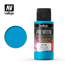 Acrylicos Vallejo - 62010 - 高階色彩 Premium Color - 基礎藍色 Basic Blue - 60 ml. (建議售價NT 220)