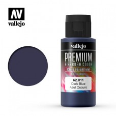 Acrylicos Vallejo - 62011 - 高階色彩 Premium Color - 暗藍色 Dark Blue - 60 ml. (建議售價NT 220)