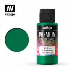Acrylicos Vallejo - 62013 - 高階色彩 Premium Color - 基礎綠色 Basic Green - 60 ml. (建議售價NT 220)