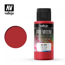 Acrylicos Vallejo - 62006 - 高階色彩 Premium Color - 胭脂紅色 Carmíne - 60 ml. (建議售價NT 220)