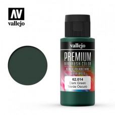 Acrylicos Vallejo - 62014 - 高階色彩 Premium Color - 暗綠色 Dark Green - 60 ml. (建議售價NT 220)