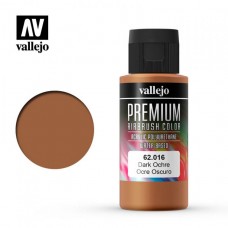 Acrylicos Vallejo - 62016 - 高階色彩 Premium Color - 暗赭色 Dark Ochre - 60 ml. (建議售價NT 220)