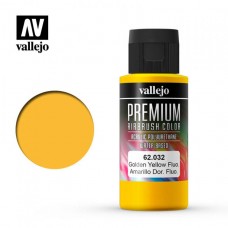Acrylicos Vallejo - 62032 - 高階色彩 Premium Color - 貢多拉螢光黃色 Gondel Yellow Fluo - 60 ml. (建議售價NT 230)