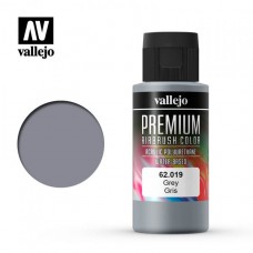 Acrylicos Vallejo - 62019 - 高階色彩 Premium Color - 灰色 Grey - 60 ml. (建議售價NT 220)
