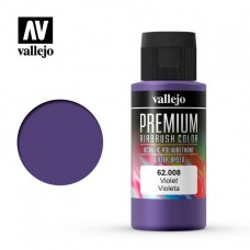 Acrylicos Vallejo - 62008 - 高階色彩 Premium Color - 紫羅蘭色 Violet - 60 ml. (建議售價NT 220)