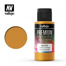 Acrylicos Vallejo - 62015 - 高階色彩 Premium Color - 黃赭色 Yellow Ochre - 60 ml. (建議售價NT 220)