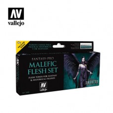 Acrylicos Vallejo -74102 - Pro Nocturna - 邪惡膚色套組 Malefic Flesh Set (8)(NT 810)