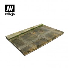 Acrylicos Vallejo - SC103 - Vallejo場景模型 Vallejo Scenics - 31x21 Cobblestone Street with a drain - 31 x 21 ml.(NT 1240)