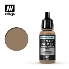 Acrylicos Vallejo - 70604 - 表面底漆 Surface Primer - 德國深黃色 Ger. Dark Yellow - 17 ml.(NT 130)(6/盒)