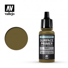 Acrylicos Vallejo - 70611 - 表面底漆 Surface Primer - 泥土綠(早期) IJA-Tsuchi-Kusa-IRO Earth Green (early) - 17 ml.(NT 130)(6/盒)