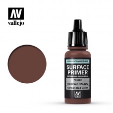 Acrylicos Vallejo - 70605 - 表面底漆 Surface Primer - 德國紅棕色 Ger. Red Brown - 17 ml.(NT 130)(6/盒)