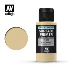 Acrylicos Vallejo - 73613 - 表面底漆 Surface Primer - 沙漠棕褐色 Desert Tan Base - 60 ml.(NT 240)