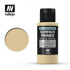 Acrylicos Vallejo - 73613 - 表面底漆 Surface Primer - 沙漠棕褐色 Desert Tan Base - 60 ml.(NT 240)