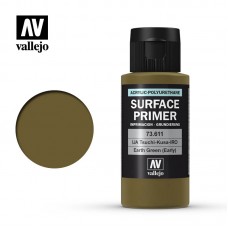 Acrylicos Vallejo - 73611 - 表面底漆 Surface Primer - 泥土綠(早期) IJA-Tsuchi-Kusa-IRO Earth Green (early) - 60 ml.(NT 240)