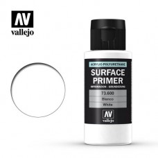 Acrylicos Vallejo - 73600 - 表面底漆 Surface Primer - 白色 White - 60 ml.(NT 240)