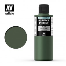 Acrylicos Vallejo - 74612 - 表面底漆 Surface Primer - 北約綠色 NATO Green - 200 ml.(NT 500)