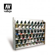 Acrylicos Vallejo - 26010 - 顏料配件 Accessories - 顏料放置架:直立牆壁型17ml Wall Mounted Paint Display for 17 ml. bottles(NT 720)