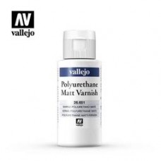 Acrylicos Vallejo - 26651 - 輔助溶劑 Auxiliary - 保護漆 Varnish - 聚氨酯消光保護漆 Polyurethane Matt Varnish - 60 ml.(建議售價 NT 170)