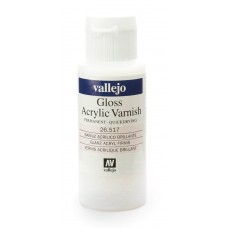 Acrylicos Vallejo - 26517 - 輔助溶劑 Auxiliary - 保護漆 Varnish - 亮光保護漆 Permanent Gloss Varnish - 60 ml.(NT 140)