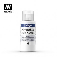 Acrylicos Vallejo - 27651 - 輔助溶劑 Auxiliary - 保護漆 Varnish - 聚氨酯消光保護漆 Polyurethane Matt Varnish - 200 ml.(NT 330)