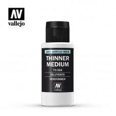 Acrylicos Vallejo - 73524 - Auxiliary - 筆塗稀釋劑 Model Color Thinner - 60 ml.(NT 220)