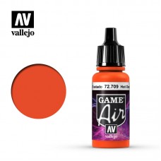Acrylicos Vallejo - 72709 - 遊戲噴塗色彩 Game Air - 暖橘色 Hot Orange - 17 ml.(NT 100)