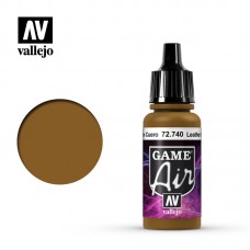 Acrylicos Vallejo - 72740 - 遊戲噴塗色彩 Game Air - 皮革棕色 Leather Brown - 17 ml.(NT 100)