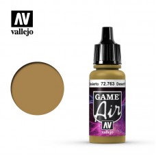 Acrylicos Vallejo - 72763 - 遊戲噴塗色彩 Game Air - 沙漠黃色 Desert Yellow - 17 ml.(NT 100)