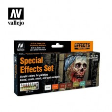 Acrylicos Vallejo -72213 - 遊戲色彩 Game Color - 特殊效果套組 Special Effects (8)（NT 810）