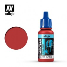 Acrylicos Vallejo - 機甲色彩 Mecha Color - 009 - 69009 - 知性紅色 SZ Red - 17 ml. (NT 110)(6/盒)