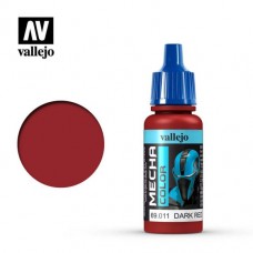 Acrylicos Vallejo - 機甲色彩 Mecha Color - 011 - 69011 - 深紅色 Dark Red - 17 ml. (NT 110)(6/盒)