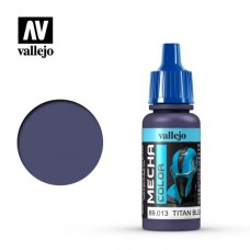 Acrylicos Vallejo - 機甲色彩 Mecha Color - 013 - 69013 - 泰坦藍色 Titan Blue - 17 ml. (NT 110)(6/盒)