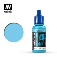 Acrylicos Vallejo - 機甲色彩 Mecha Color - 017 - 69017 - 天藍色 Sky Blue - 17 ml. (NT 110)(6/盒)
