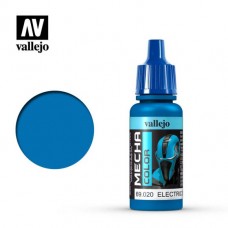 Acrylicos Vallejo - 機甲色彩 Mecha Color - 020 - 69020 - 鐵藍色 Electric Blue - 17 ml. (NT 110)(6/盒)