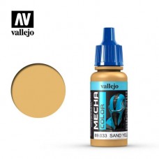 Acrylicos Vallejo - 機甲色彩 Mecha Color - 033 - 69033 - 砂黃色 Sand Yellow - 17 ml. (NT 110)(6/盒)