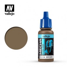 Acrylicos Vallejo - 機甲色彩 Mecha Color - 034 - 69034 - 棕色 Brown - 17 ml. (NT 110)(6/盒)